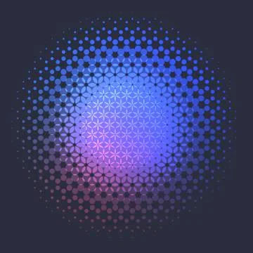 Abstract red blue vector design round elements for graphic layout 스톡 일러스트