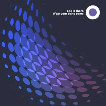 Abstract red blue vector design round elements for graphic layout Stock Illustration