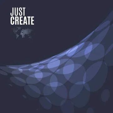 Abstract red blue vector design round elements for graphic layout Stock Illustration