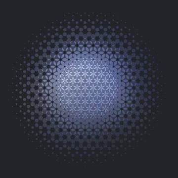 Abstract red blue vector design round elements for graphic layout Illustrazione stock