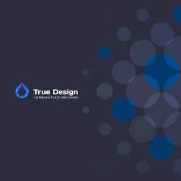 Abstract red blue vector design round elements for graphic layout 스톡 일러스트