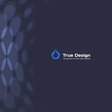 Abstract red blue vector design round elements for graphic layout Stockillustratie