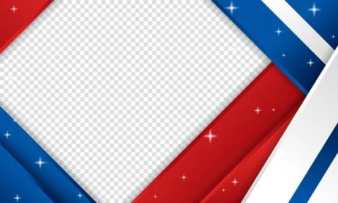 Abstract Red Blue White Shape background	 库存插图