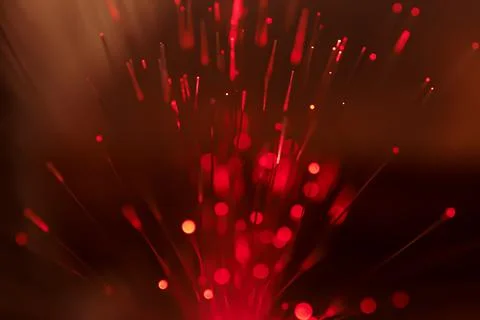 Abstract red blurred lines background Stock Photos