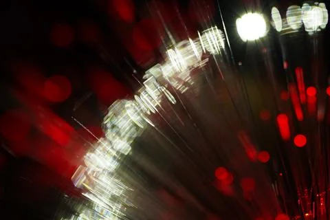 Abstract red blurred lines background Foto stock