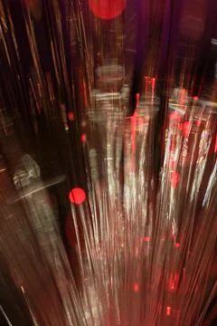 Abstract red blurred lines background Stock Photos