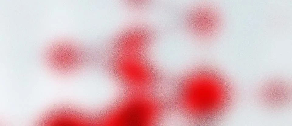 Abstract Red Bokeh Background on White with Soft Blur Lights Stock Illustration