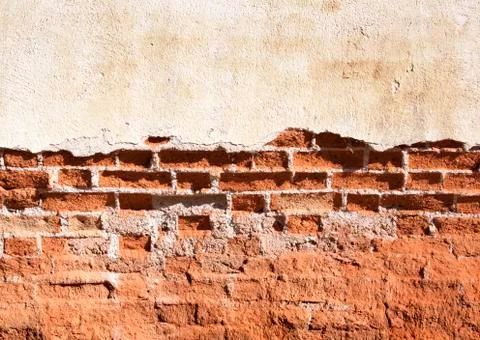 Abstract red brick wall Stock Photos