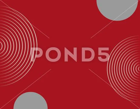 Abstract Red Certificate or Social Media post Background Modello PSD