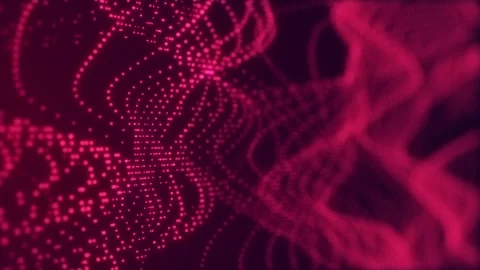 Abstract Red cg motion wavy texture Stock Footage 112220919