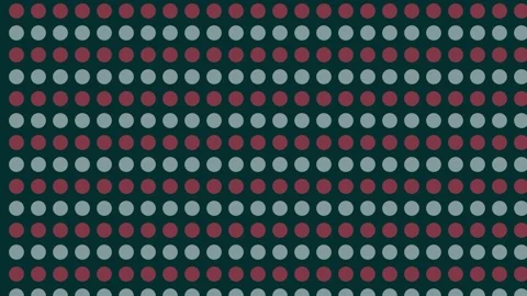 Abstract red circle halftone dots seamless modern graphic pattern background Stock Footage 343633100