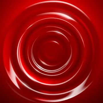 Abstract red circle wave background Stock Illustration