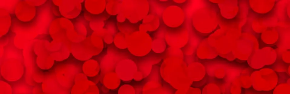 Abstract red circles background for banner design Illustrazione stock
