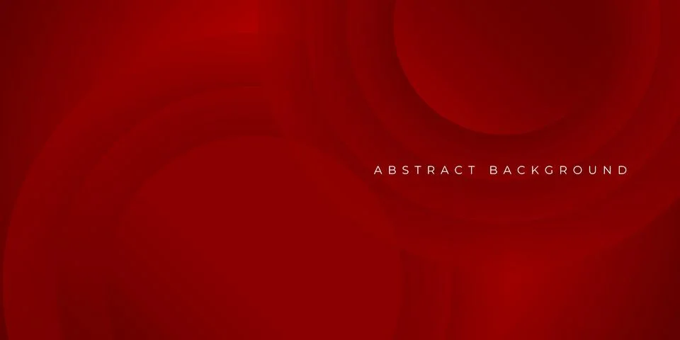 Abstract red circles background, Dynamic shapes composition Stock Illustration