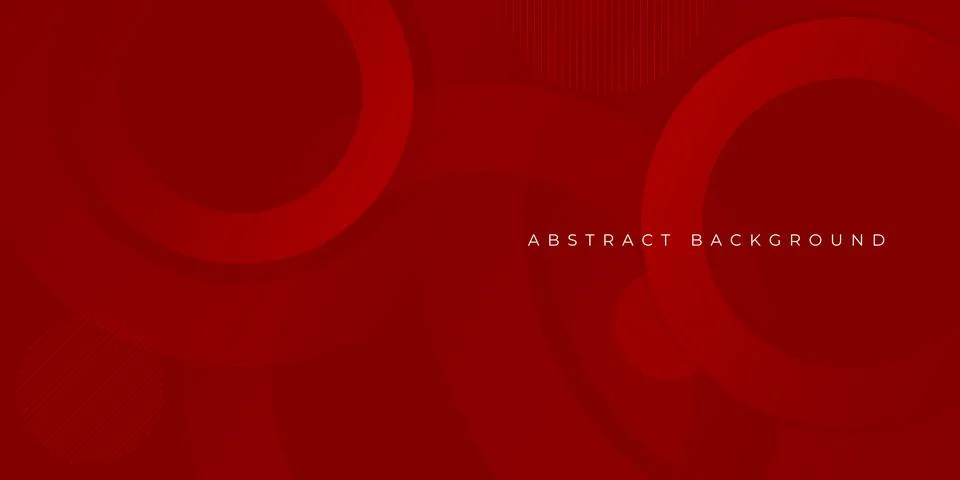 Abstract red circular background. Vector illustration Stock-Illustration