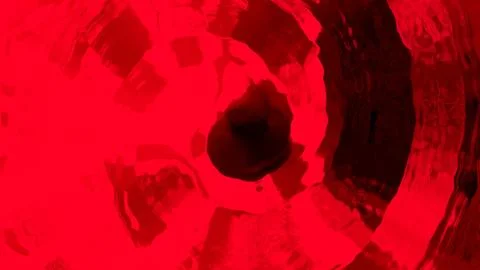 Abstract Red Circular Pattern with Dark Center Stock Illustration