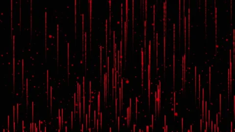 Abstract red clean, soft and shiny particle moving up on black background. .. Stock Footage 295188058