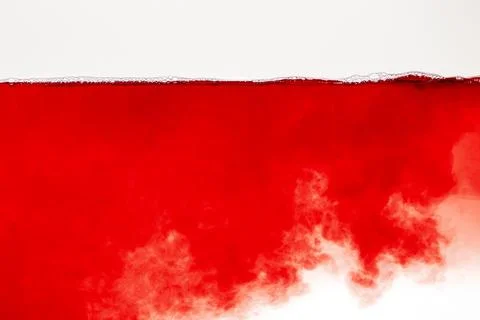 Abstract red cloud liquid bubbles Stock Photos