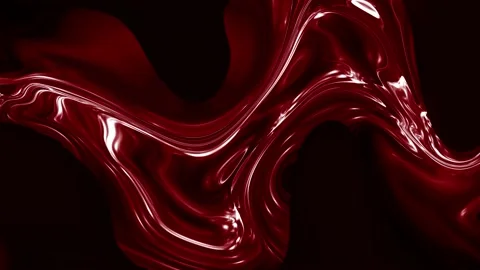 Abstract red color glow liquid swirly animation background motion video Stock Footage 195104058
