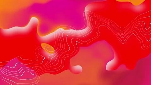 Abstract red coloring liquid background .4k illustration motion video Stock Footage 169947024