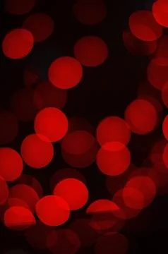 Abstract red colour bokeh background Stock Photos