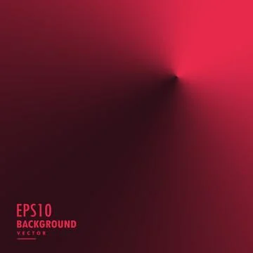 Abstract red conical gradient vector background Illustrazione stock