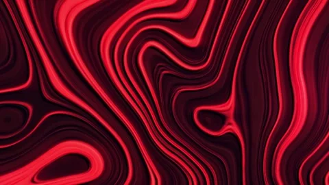 Abstract Red Crimson Neon Fluid Liquid Wave Motion Background Seamless Loop Stock-Footage 339799574