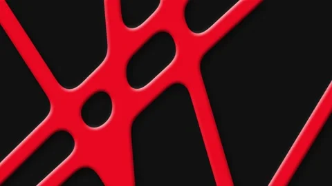 Abstract Red Crossing Lines Animation.  Stock Footage 222990724