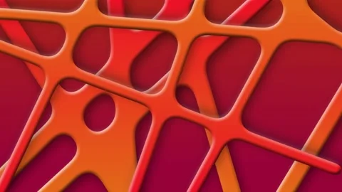 Abstract Red Crossing Lines Animation.  Stock Footage 222990858
