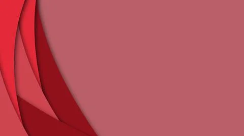 Abstract red curve layers background Stock Illustration