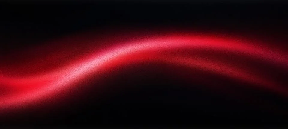 Abstract red curved light wave background Illustrazione stock