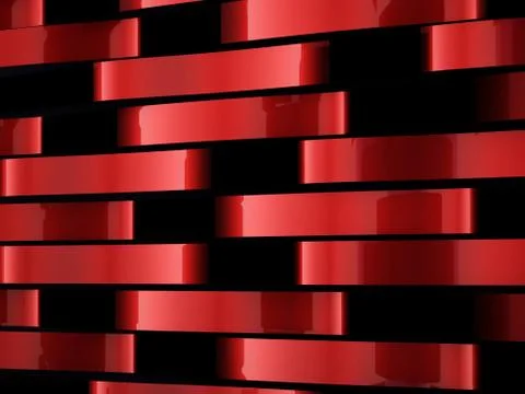 Abstract red decorative waves line background Stock Illustration