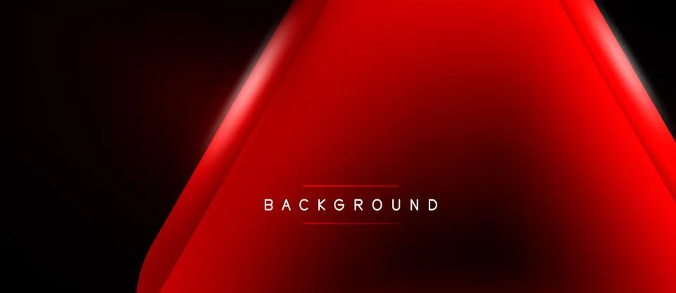 Abstract red design. Gradient effect creates dynamic visual impact. Minimalis Illustrazione stock