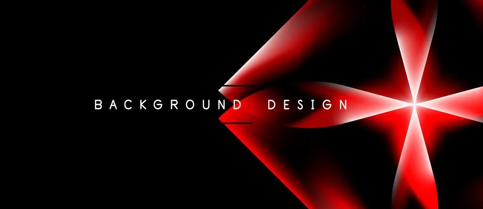 Abstract red design over black background. Geometric shapes create dynamic イラスト素材
