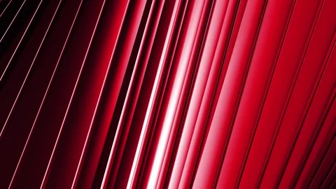 Abstract Red Diagonal Glossy Stripes – 4K Motion Background Stock Footage 341892686