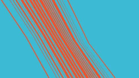 Abstract red diagonal lines on blue background 스톡 일러스트