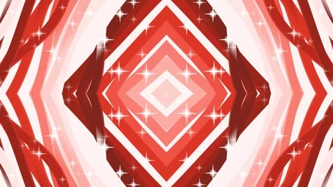 Abstract Red Diamond Pattern with Sparkles Stock Footage 332182682