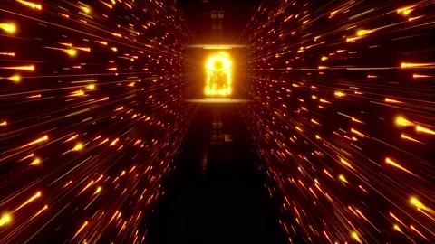 Abstract red digital animated background. Stock Footage 144688610