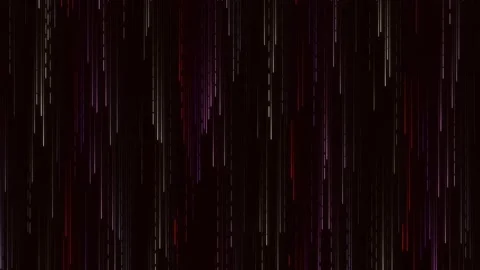 Abstract Red Digital Data Stream Background with Futuristic Glitch Technolo.. Stock Footage 342204759