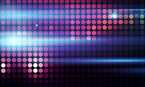 Abstract red digital dot grid background with light flares. futuristic Иллюстрация