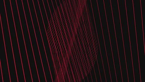 Abstract red digital glitch effect on black background Stock Illustration