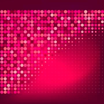 Abstract Red Dots Background Illustrazione stock