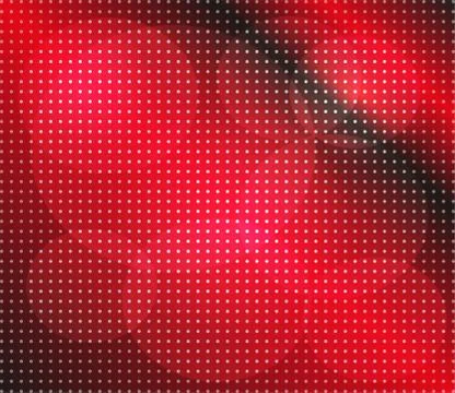 Abstract red dots on dark background Stock Illustration