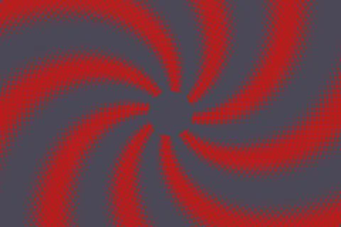 Abstract Red Dots on Dark Blue Background, Seamless Pattern Stockillustratie