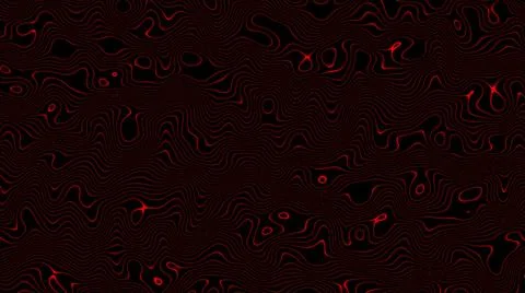 Abstract red dots wave background. Technology big dot data background. Motion Stock Illustration