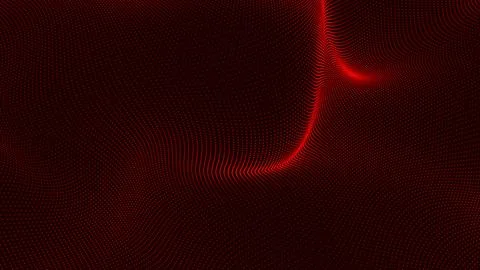 Abstract red dynamic wavy line dotted texture. Modern futuristic simple dot.. Illustration