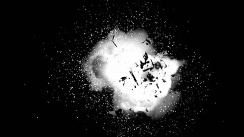 Abstract Red Energy Beam Loop (HD) Stock-Footage 201157953