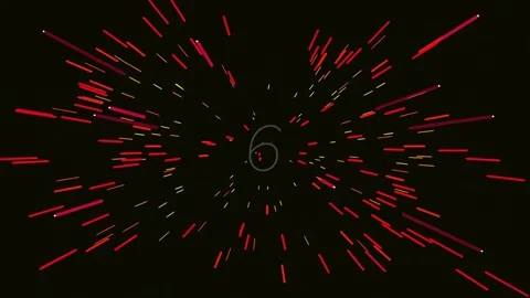 Abstract red energy burst lines radiating pattern for dynamic motion backgrou Stock Footage 342116826