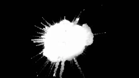 Abstract Red Energy Flash Element (HD) Stock Footage 201157954