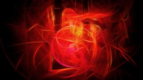 Abstract red energy source 스톡 일러스트